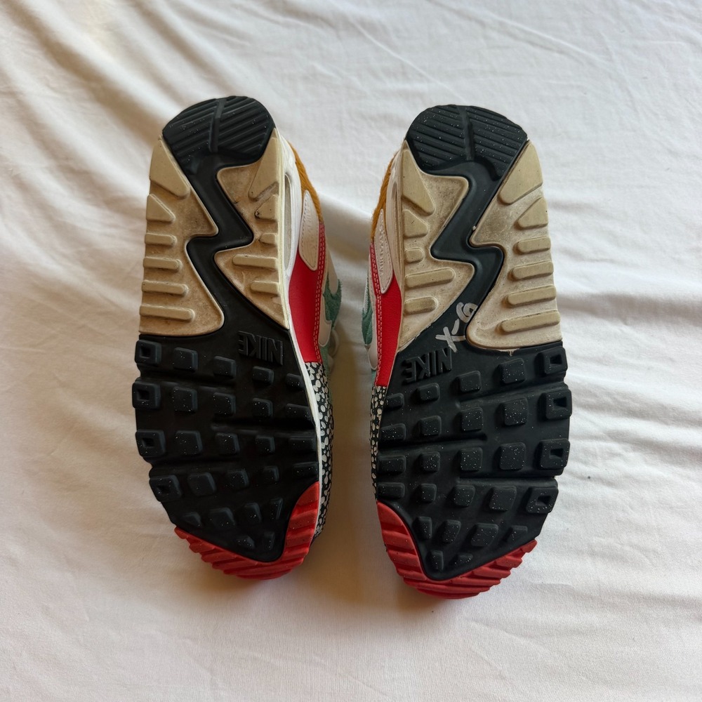 Nike Air Max 90 LX Safari Multi-Color Animal Print Sneakers CV3492-600 Women 7.5 - Picture 6 of 7